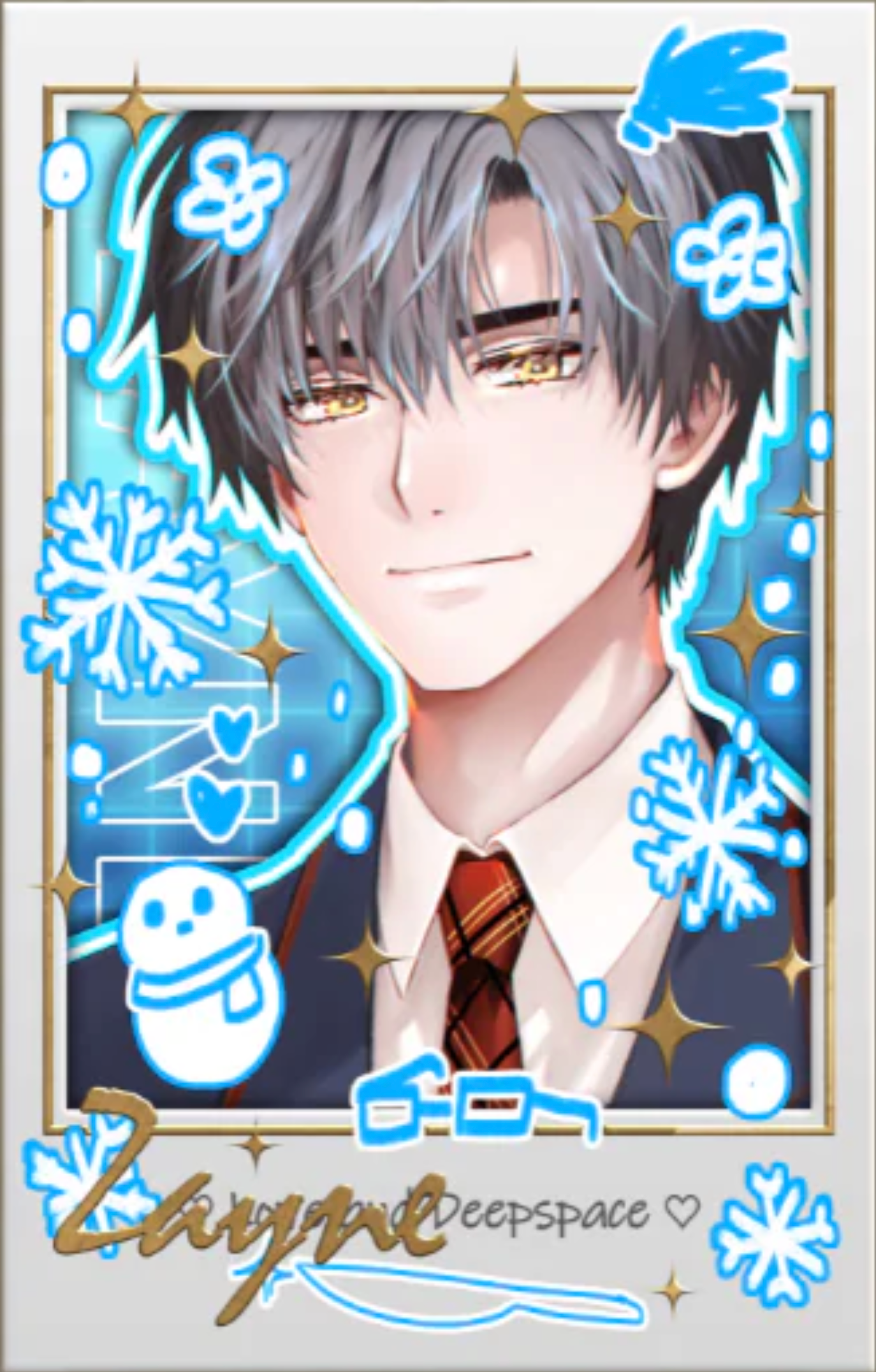 [LD01] Love and DeepSpace - Polaroid style Mini Card