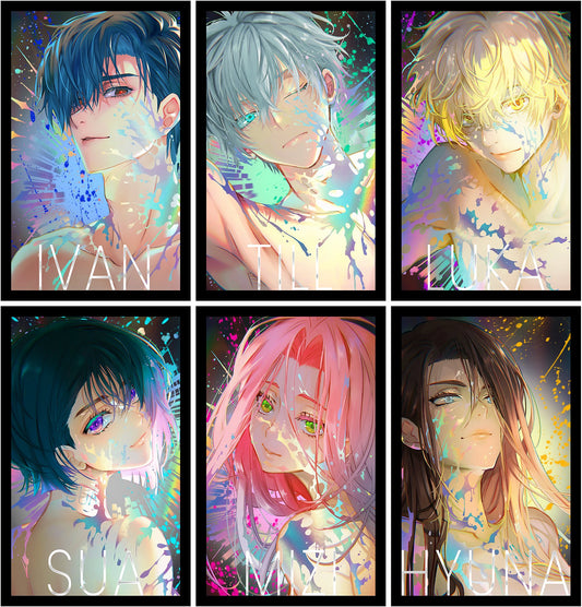 [ALNST02]AlienStage - Ink Spill Style Mini Card