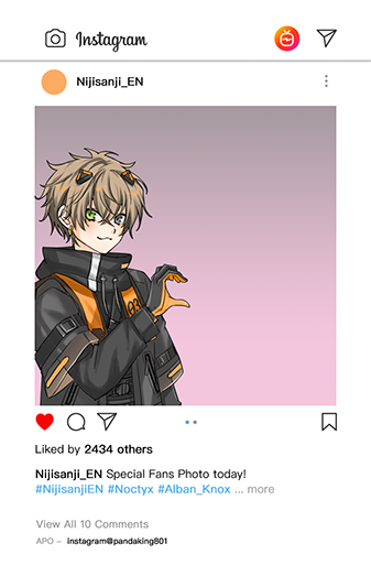 Noctyx Transparent  INS Card