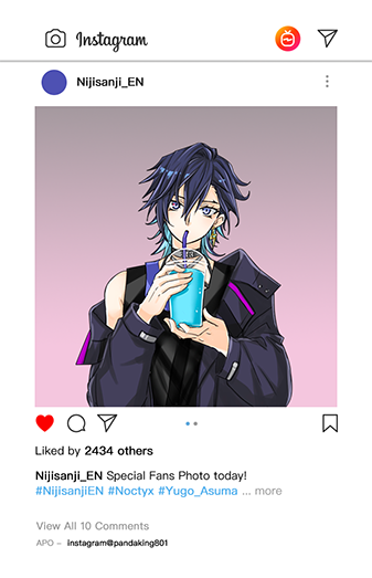 Noctyx Transparent  INS Card